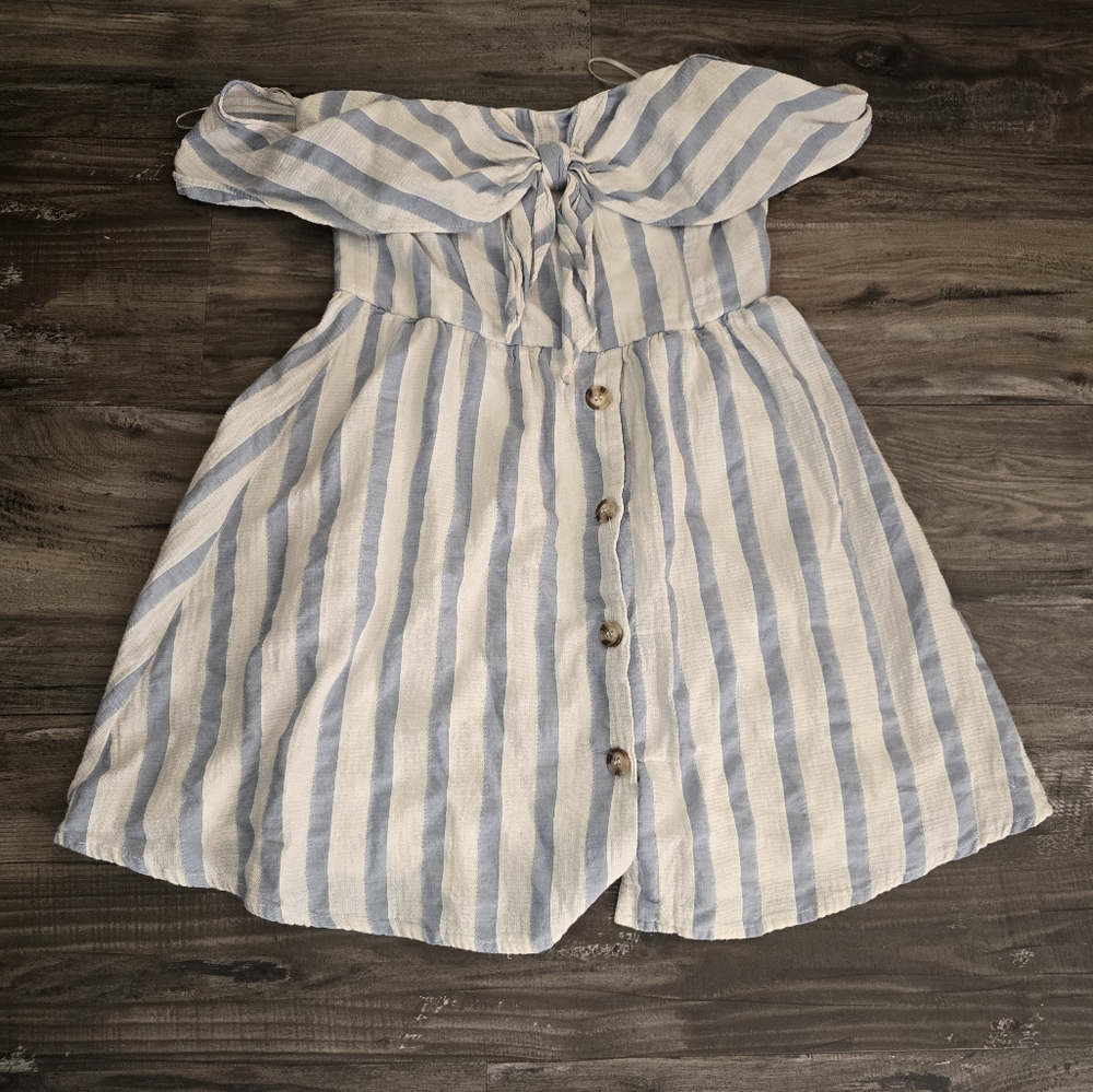 Off shoulder mini dress